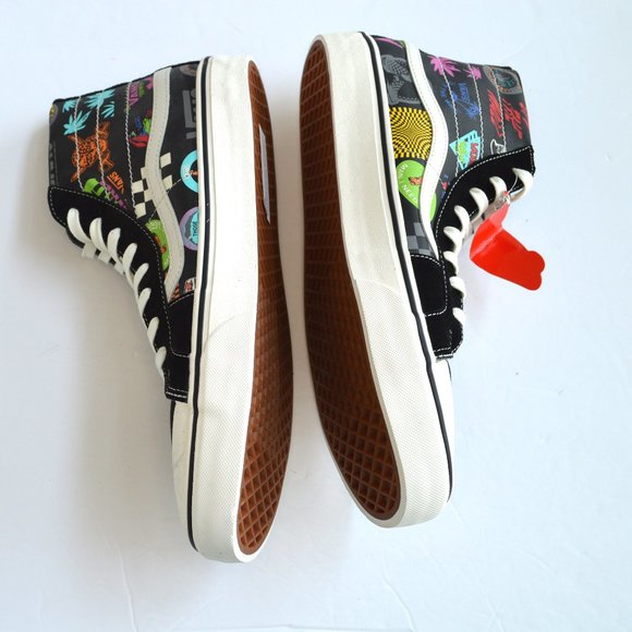 vans sk8 hi Decon 138 V66 black sneaker shoes 13 - Picture 9 of 11